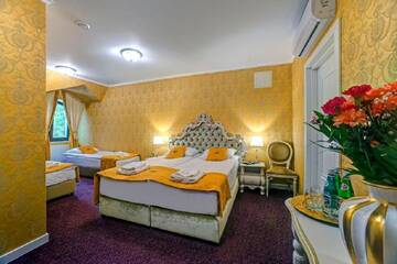 Фото номера Четырехместный номер Делюкс Апарт-отели ROYAL PALACE Centrum Bankietowe г. Санок 5